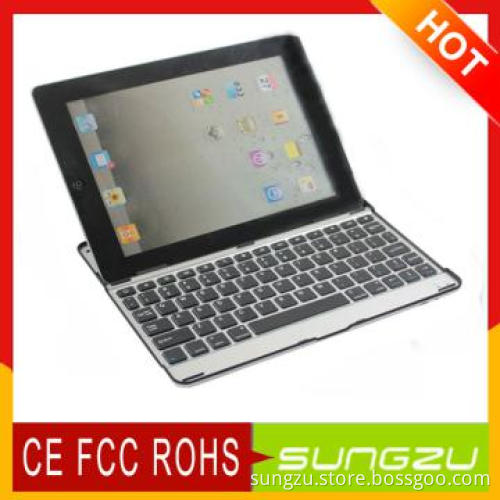 For Ipad 2&New Ipad 3 Aluminium Bluetooth Keyboard Cover